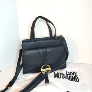 Love Moschino Boxed Flap-Pocket Satchel